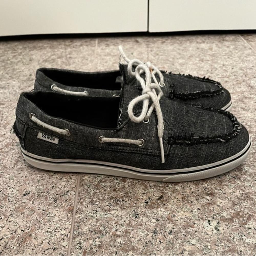 Vans Zapato Del Barco Boat‎ Shoes Women’s Size 6 - Picture 6 of 11
